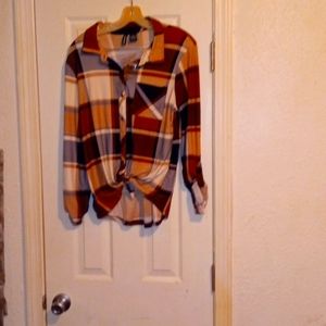 Kristin Nicole Plaid Women's Casual/Dress Shirt